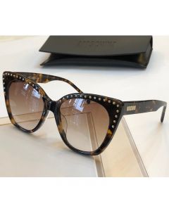 Moschino Micro Studs Women Sunglasses Tortoise