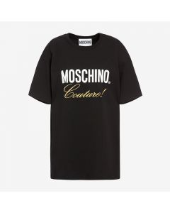 Moschino Loves Printemps Women Short Sleeves T-Shirt Black