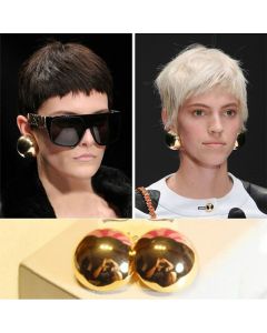 Moschino Round Studs Women Earrings