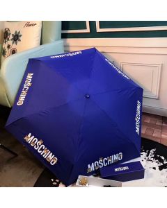 Moschino Logo Bears Women Mini Umbrella Blue