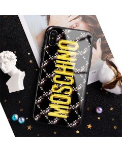 Moschino x The Sims Pixel Logo iPhone Case Black