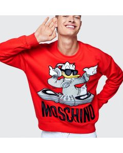 Moschino x H&M Women Long Sleeves Sweater Red