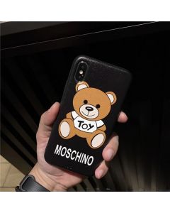 Moschino Toy Bear iPhone Case Black