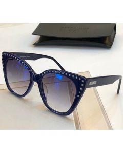 Moschino Micro Studs Women Sunglasses Blue