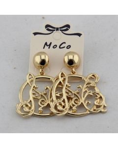 Moschino Feathers Women Earrings Gold
