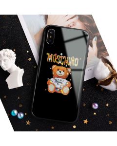 Moschino Christmas Teddy iPhone Case Black