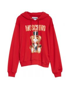 Moschino Circus Teddy Women Long Sleeves Sweatshirt Red